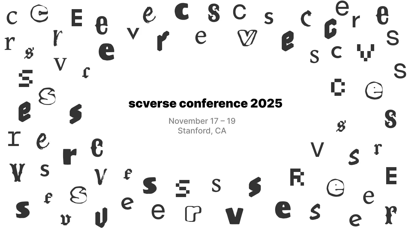 scverse conference 2025 banner